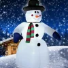 Bonhomme De Neige Lumineux Gonflable 180Cm