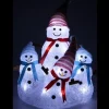 Bonhomme De Neige Lumineux Acrylique X 4 Pi Ces