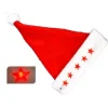 Bonnet De Noel Lumineux En Peluche