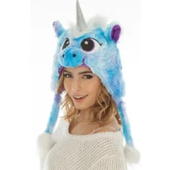 Bonnet Licorne Bleu