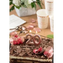 Bougie Anniversaire 18 Ans Rose Gold