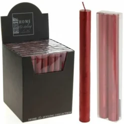 Bougie Chandelier Décorative Rouge X2