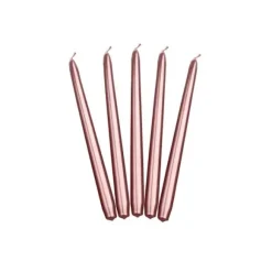 Bougie Chandelier Mariage Rose Gold X 10 Pi Ces