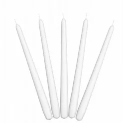 Bougie Chandelier Mariage Blanc X 10 Pi Ces