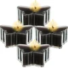 Bougie Chauffe Plat Forme Papillon Noir X 4 Pi Ces