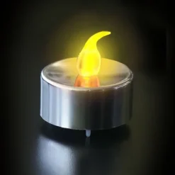 Bougie Chauffe Plat Led Argent