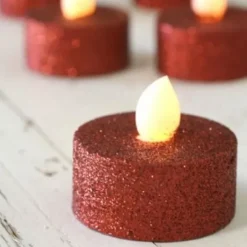 Bougie Chauffe Plat Led Paillet X 3 Pi Ces