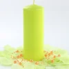 Bougie Cylindrique Vert Anis 10Cm