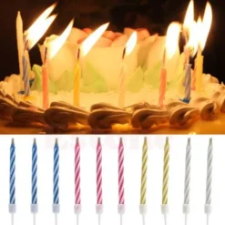 Bougie Magique Anniversaire X 10 Pi Ces