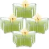 Bougie Mariage Chauffe Plat Papillon Vert Anis X 4 Pi Ces