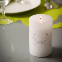 Bougie Mariage Colombe