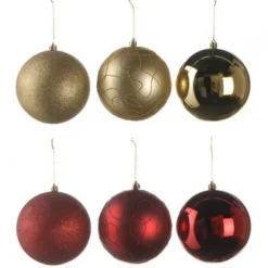 Boule De Noel Déco 12 Cm X 3 Pi Ces