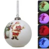 Boule De Noel Lumineuse Led Paillet