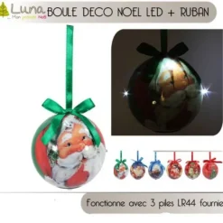 Boule De Noel Lumineuse Led Du P Re Noel