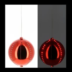 Boule Lumineuse Noel Digital Rouge 72 Led
