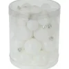 Boules De Noel Blanche X40