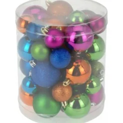 Boules De Noel Multicolore X40