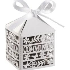 Cage A Papier Communion Blanc X 20 Pi Ces