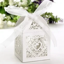 Cage A Papier Mariage Avec Coeur X 20 Pi Ces