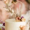 Cake Top Coeur En Bois