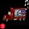 Camion Du P Re Noel Anim 13 Led Musical