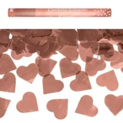 Canon Confettis Coeur Rose Gold 60 Cm