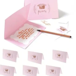 Cartes D'Invitation Princesse X 6 Pi Ces