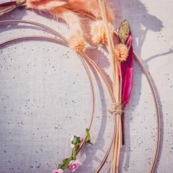 Centre De Table Couronne M Tal Rose Gold