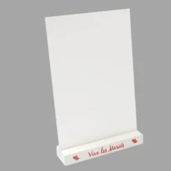 Centre De Table Menu Vive Les Mari S Rouge