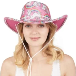 Chapeau Cowgirl Impressions Licornes