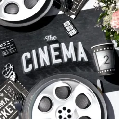 Chemin De Table Anniversaire Th Me Cin Ma 30 Cm X 5 M Tres