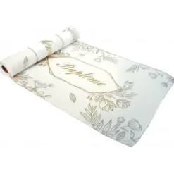 Chemin De Table Bapt Me Fleuri 30Cm X 5M