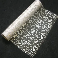 Chemin De Table Coeur Blanc