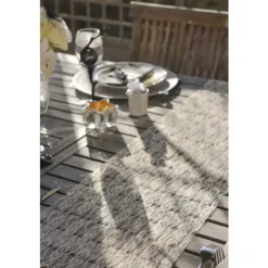 Chemin De Table Dentelle Lurex Or