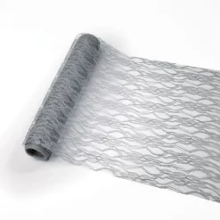 Chemin De Table Dentelle R Tro Gris