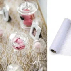 Chemin De Table Dentelle R Tro Blanc