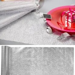 Chemin De Table Dentelle Argent