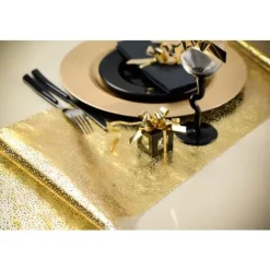 Chemin De Table Dentelle Dor