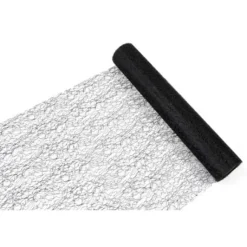 Chemin De Table Dentelle R Tro Noir