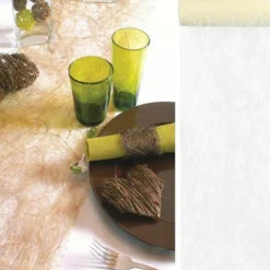 Chemin De Table Ecru Fanon 5Mx30Cm
