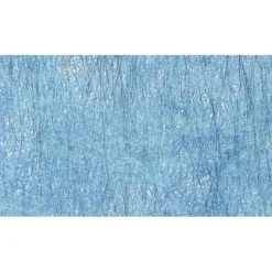 Chemin De Table En Abaca Turquoise Cheveux D'Ange