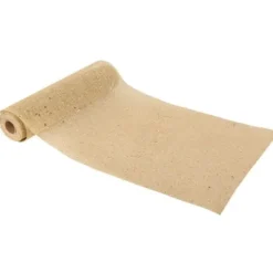 Chemin De Table En Jute Etincelant Avec Paillettes Or