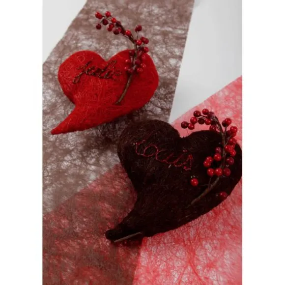 Chemin De Table Fanon Corail 5Mx30Cm