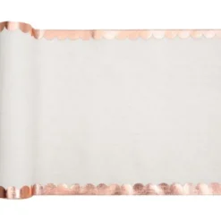 Chemin De Table Festonn Rose Gold