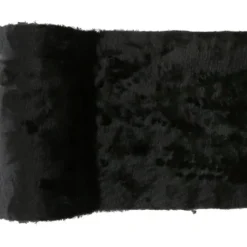 Chemin De Table Fourrure Noir