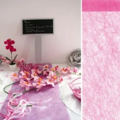 Chemin De Table Fuchsia Fanon 5Mx30Cm