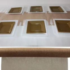 Chemin De Table Imitation En Jute Pas Cher