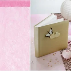 Chemin De Table Mariage Rose Fanon 30 Cm X 5 M Tres