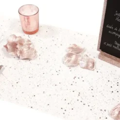 Chemin De Table Paillet Rose Gold