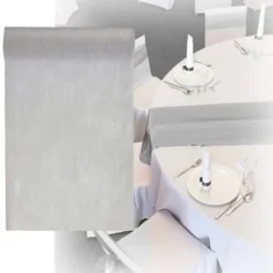 Chemin De Table Pas Cher Intisse 25 M Tres Gris